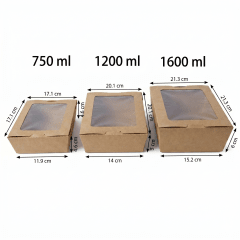 Caja Kraft con Ventana 0