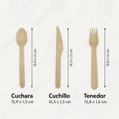 Cubierto Madera