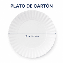 Plato de cartón