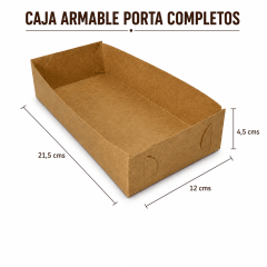 Caja armable porta completo