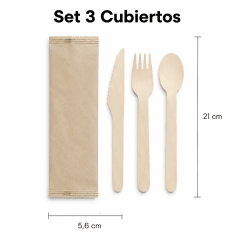 Set 3 cubiertos