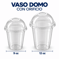 Vaso domo con orificio
