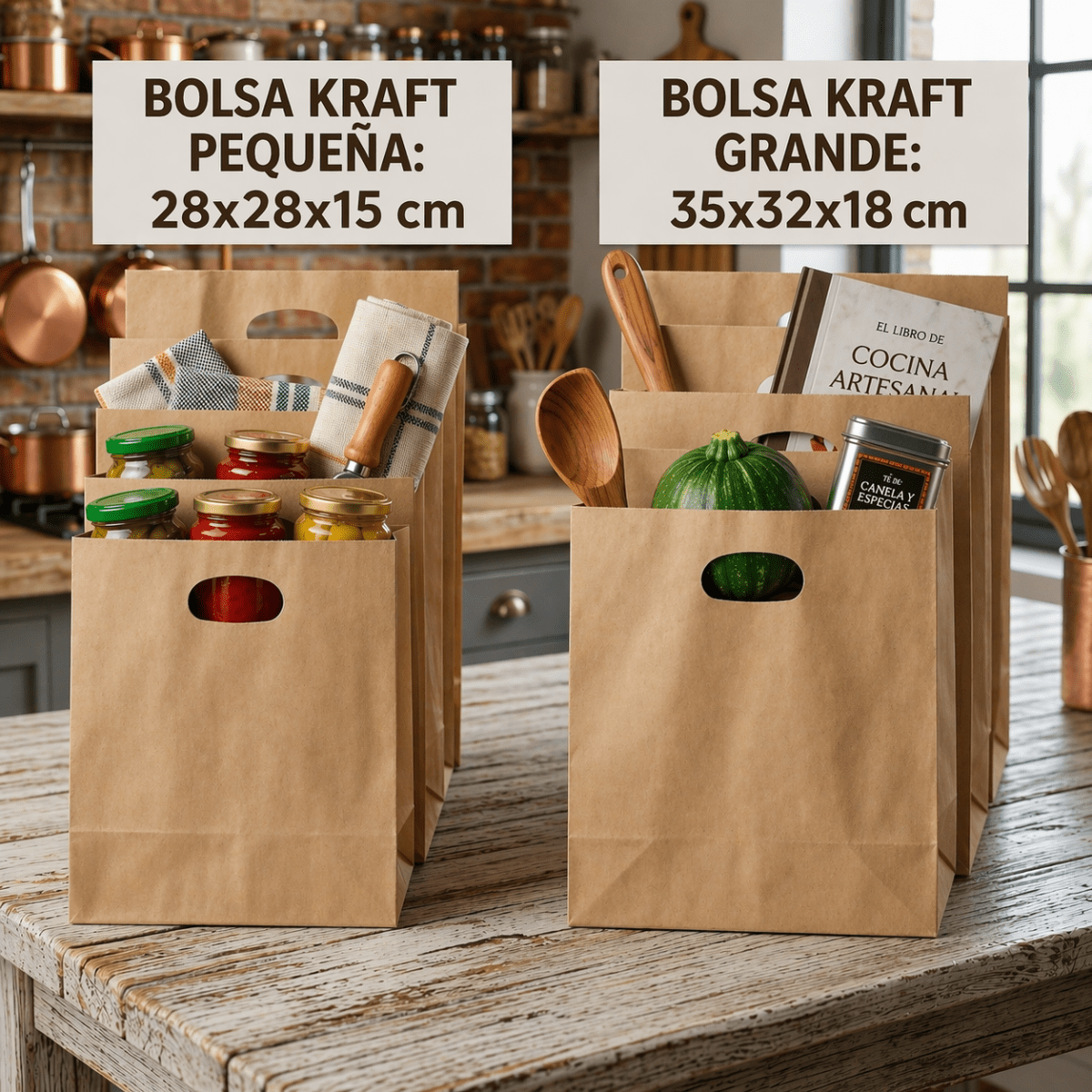 Bolsa Kraft Delivery - Riñon2