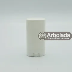 Envase de desodorante en barra Blanco 15ml