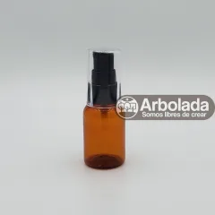 Botella pet ámbar 35ml válvula