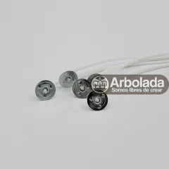 Mechas velas 15cm (10 unidades)