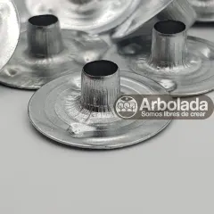 Set de ojalillo (20 unidades) de metal para velas