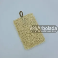 Esponja de Luffa para lavar loza.