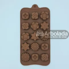 Molde mini Flores #2