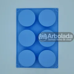Molde Alfajor (6 cavidades)