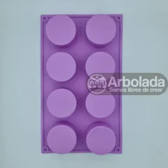 Molde Alfajor (8 cavidades)
