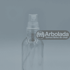 Botella pet transparente 100ml spray transparente