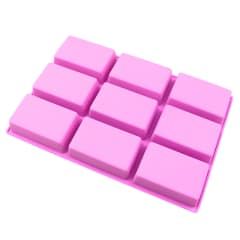 Molde rectangurar 9 cavidades