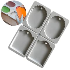 Molde tabletas aromáticas 4 cavidades