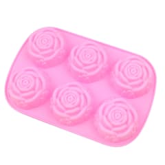 Molde Rosas con hojas 2