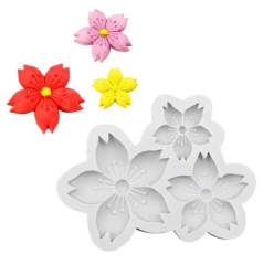 Molde Vela Flor Cerezo 0