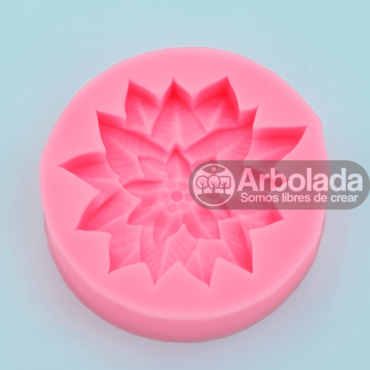 Molde Vela Flor estrella1