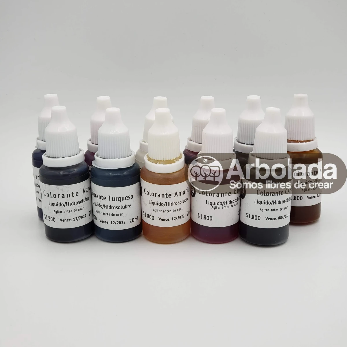 Colorantes Hidrosolubles 20ml6