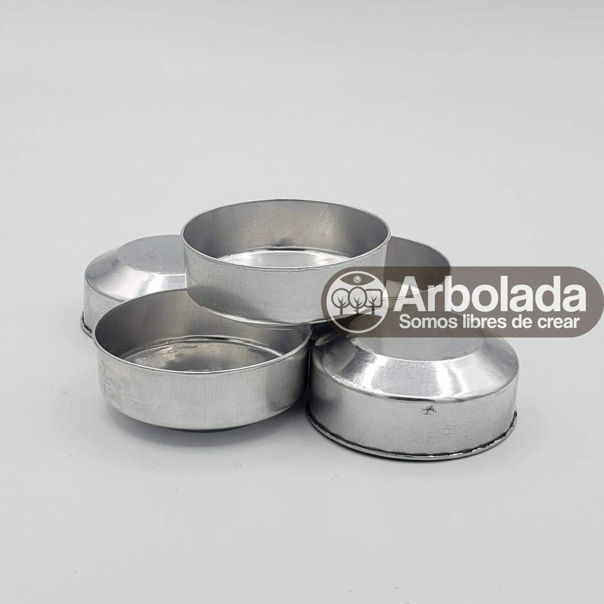 Set de portavela de aluminio (10 unidades)1