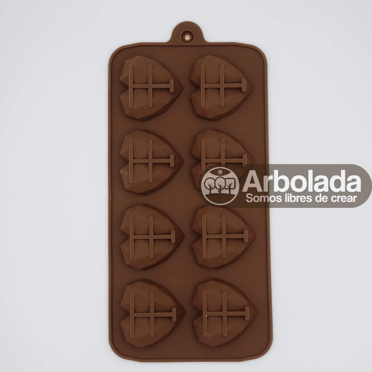 Molde mini corazón prisma (8cav)1