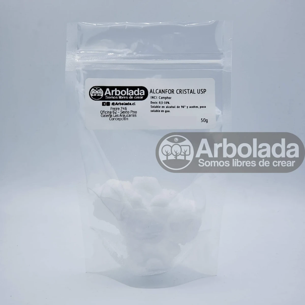 Alcanfor 50g USP1