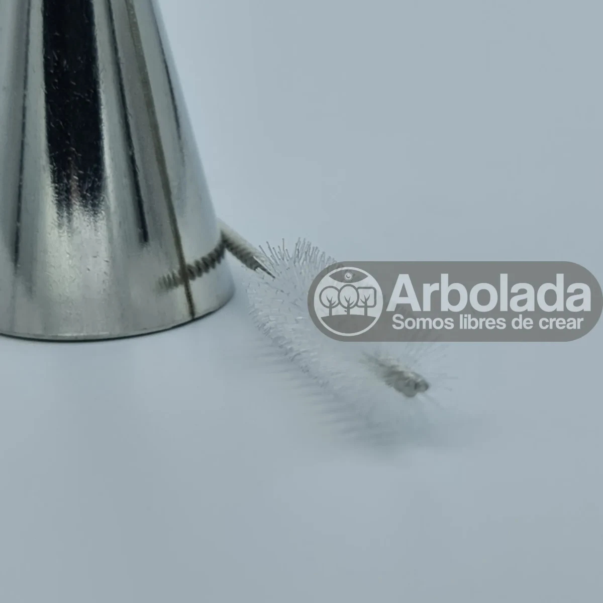 Set Boquilla pequeña Acero Inoxidable + Cepillo De Limpieza1