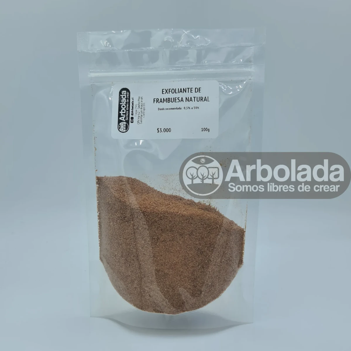 Exfoliante Frambuesa natural 100g1