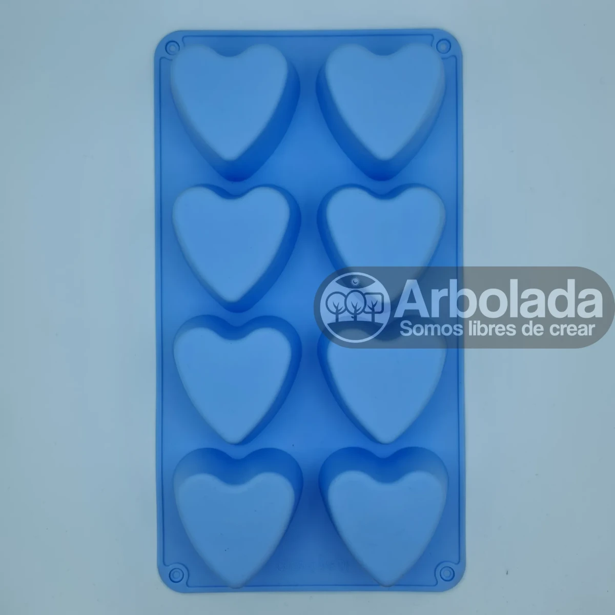 Molde Corazón 8 cavidades1