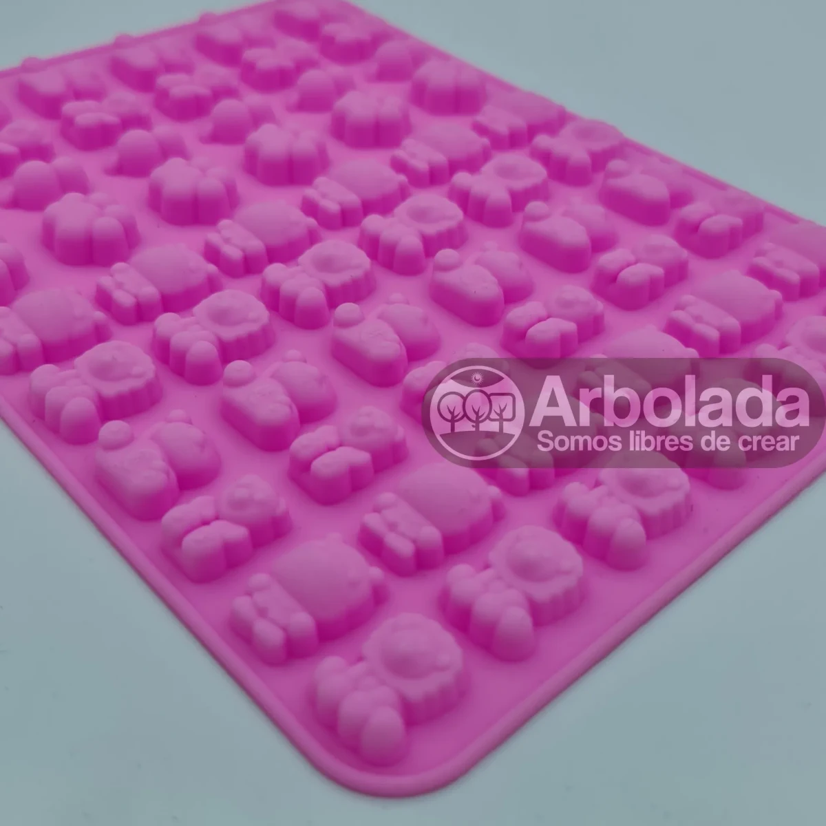 Molde Mini Animales leon,patita,hipopotamo1