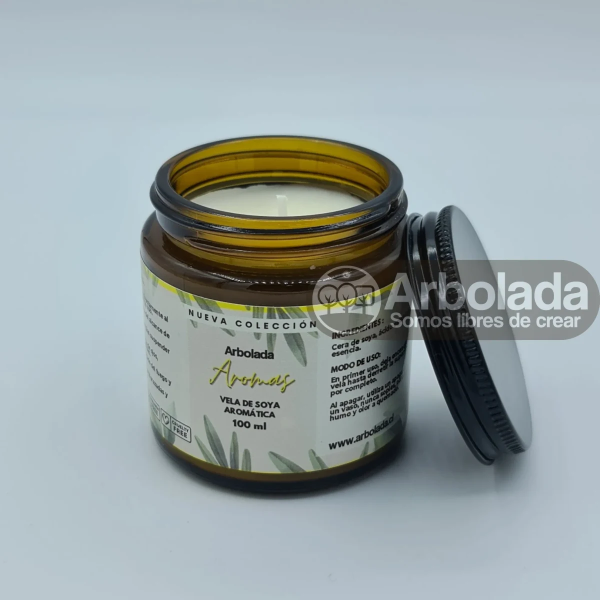 Vela de soya aromática 100mL1