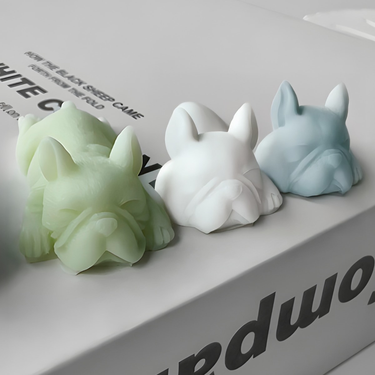 Molde Vela Perrito Bulldog1