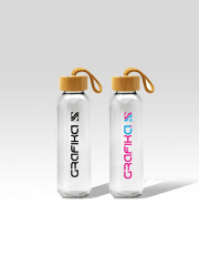 Botella vidrio M32 TAPA BAMBOO