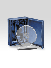 Galvano de Cristal Diamante Circular S    120 x 105 x 12