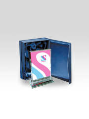 Galvano de Cristal Rectangular con Sublimación Personalizado