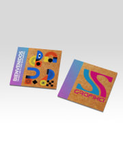 Tarjetas Kraft Cuadradas