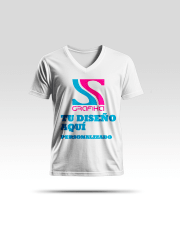 Polera Cuello V Unisex