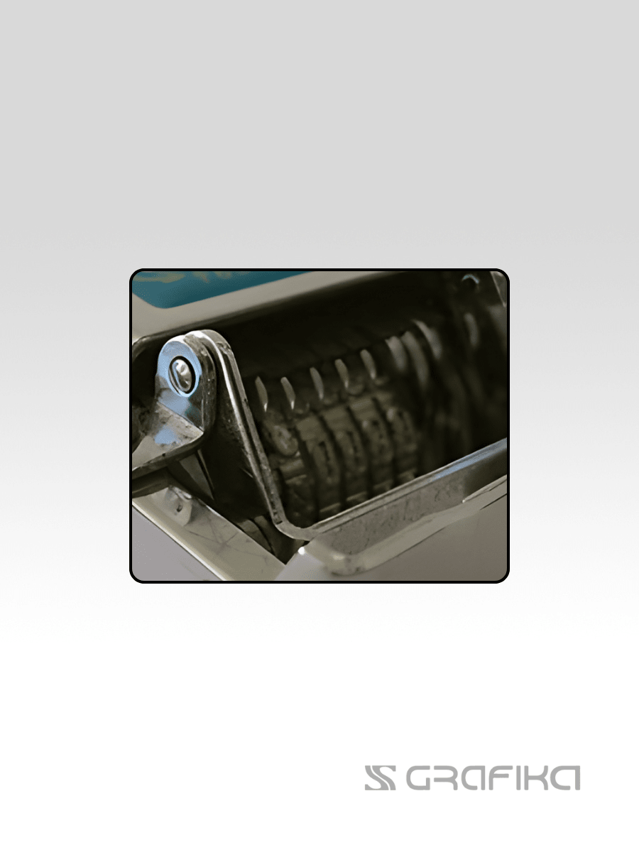 Timbre Foliador - F-65 6 DIGITOS FOLIADOR METAL2