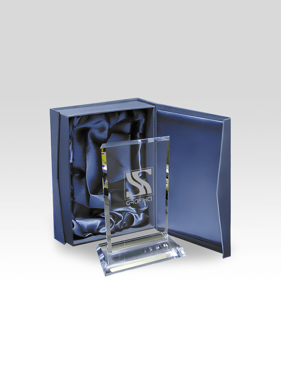 Galvano de Cristal Rectangular con Grabado Láser Personalizado1