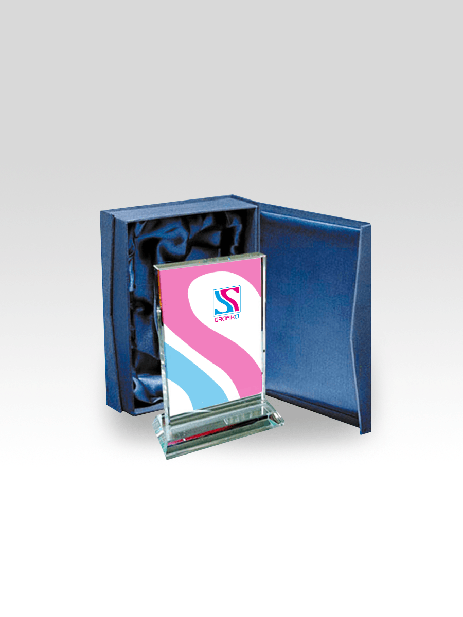 Galvano de Cristal Rectangular con Sublimación Personalizado1