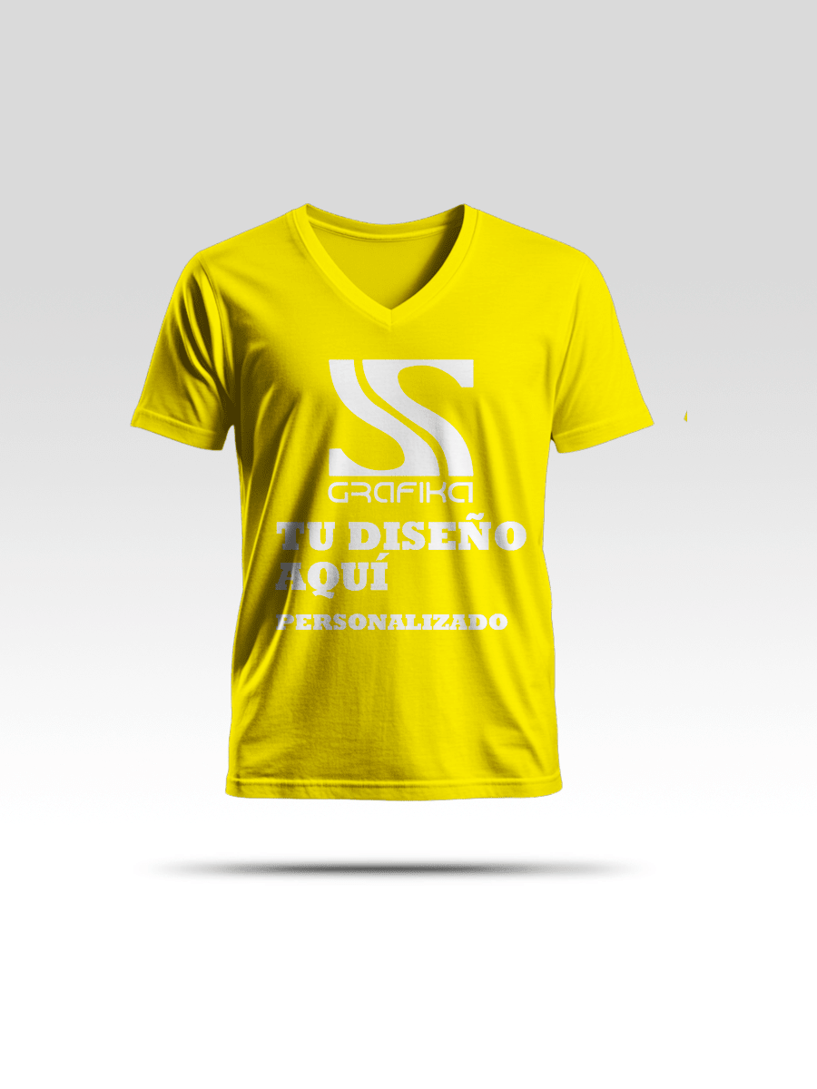 Polera Cuello V Unisex1