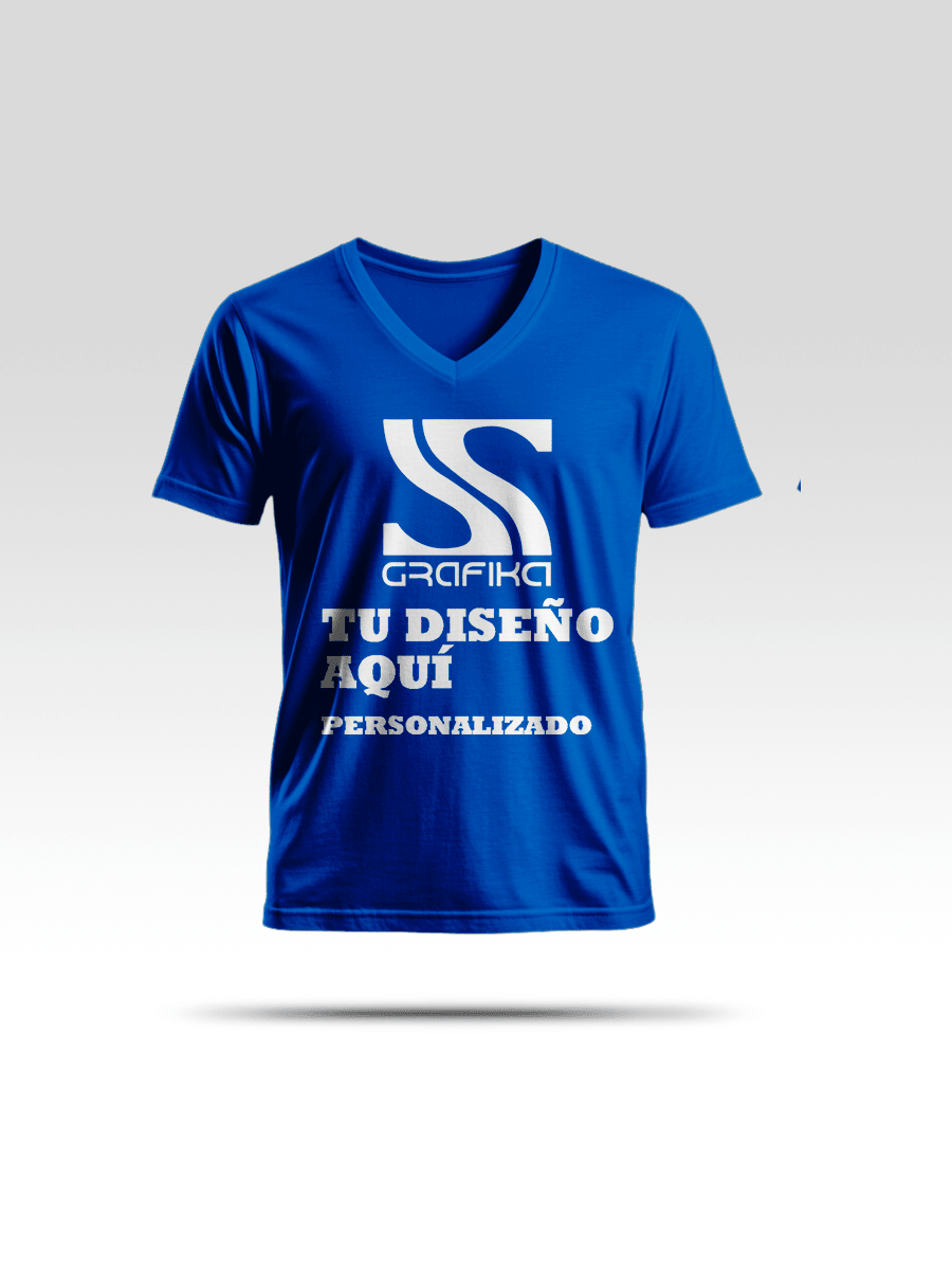 Polera Cuello V Unisex2