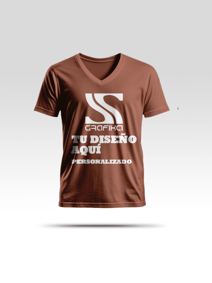 Polera Cuello V Unisex5
