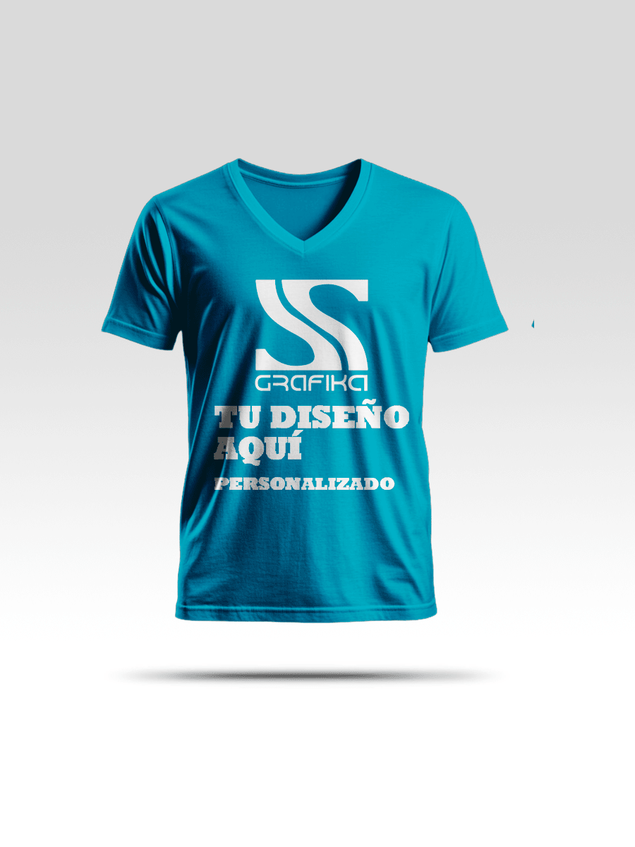 Polera Cuello V Unisex6