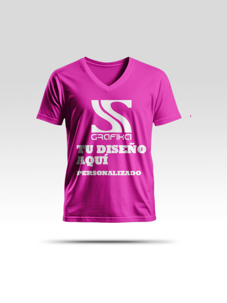 Polera Cuello V Unisex7