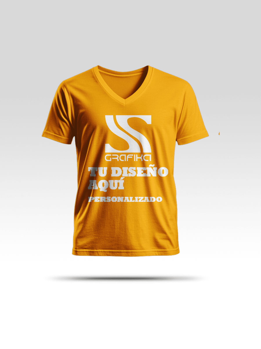 Polera Cuello V Unisex9