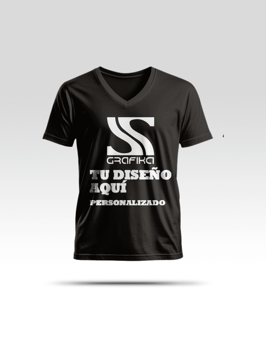 Polera Cuello V Unisex10