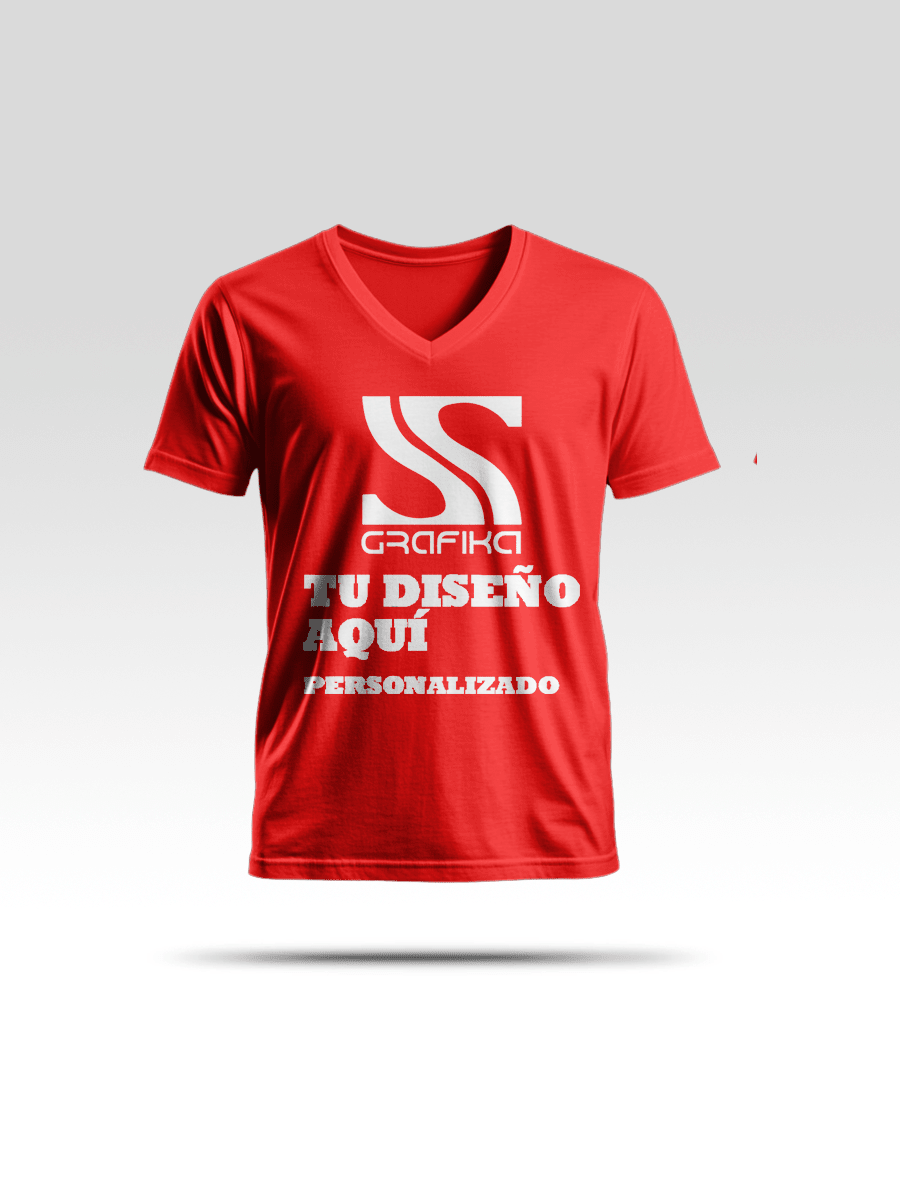 Polera Cuello V Unisex11