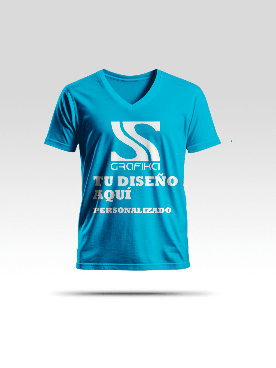 Polera Cuello V Unisex12