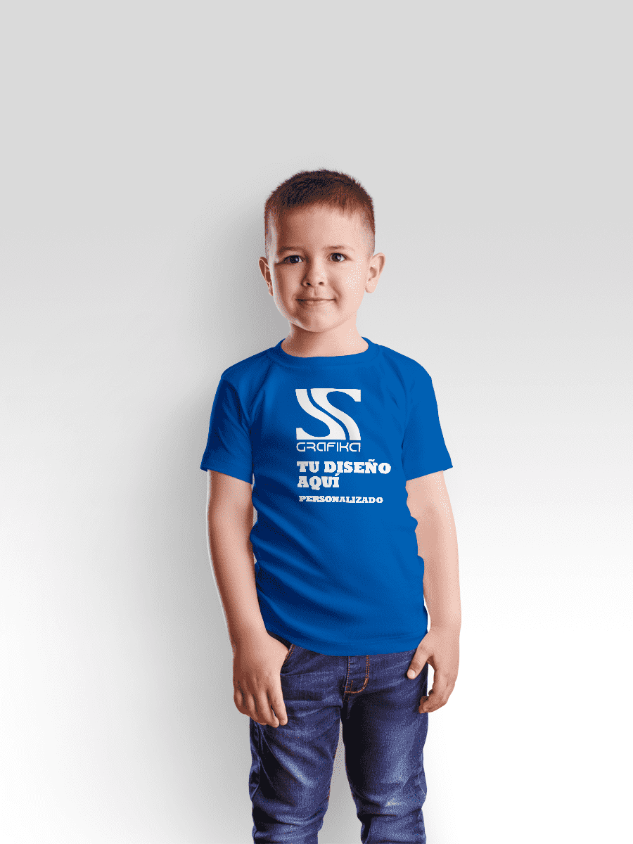 Poleras Niños Unisex Cuello Redondo Personalizadas2