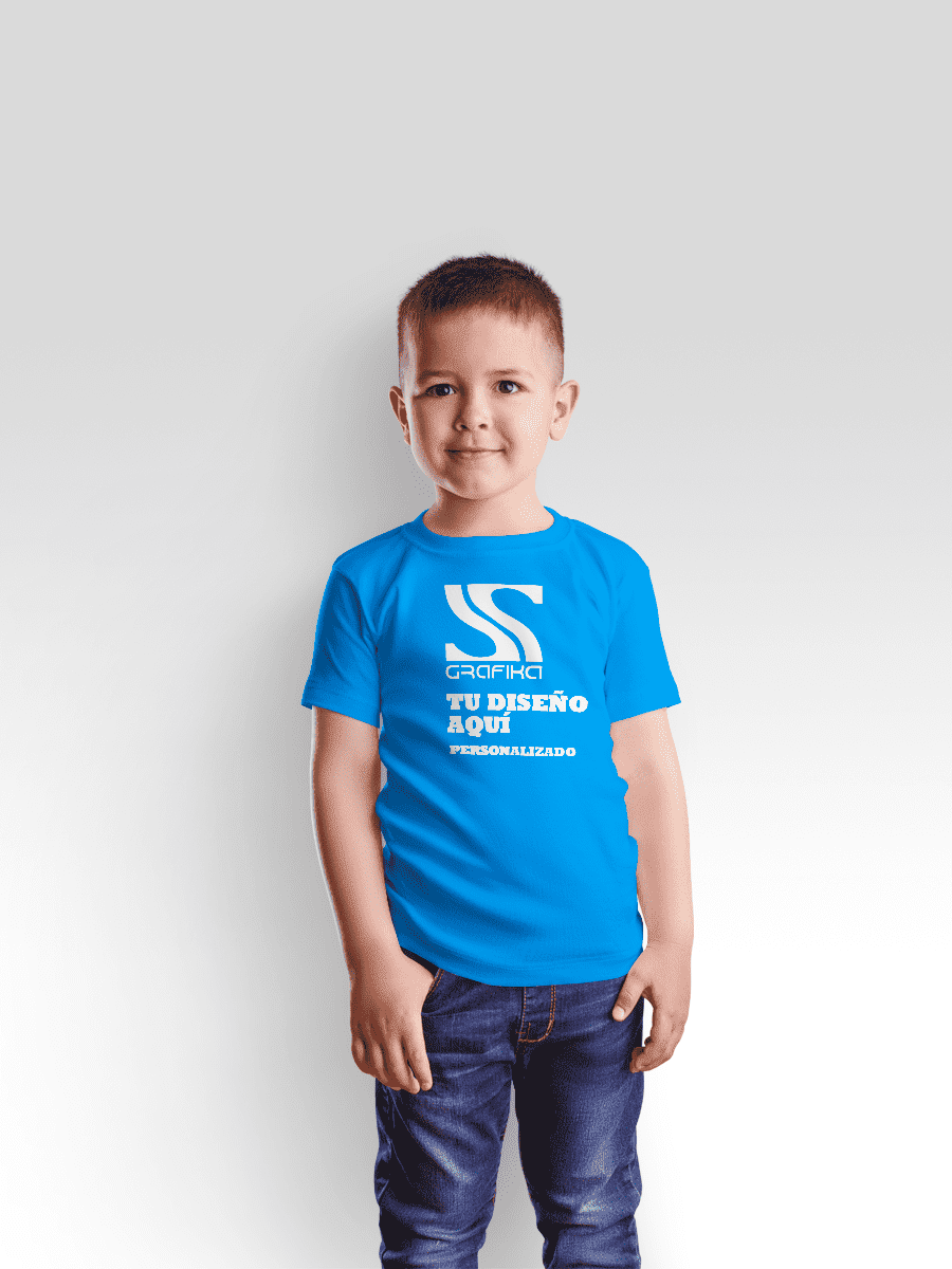 Poleras Niños Unisex Cuello Redondo Personalizadas4